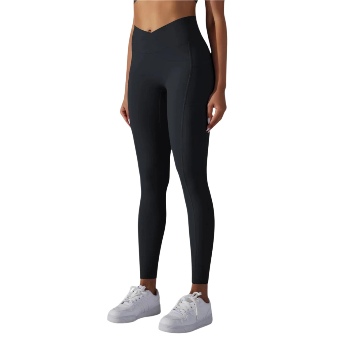 Cross Waist Yoga Leggings - Zenflow